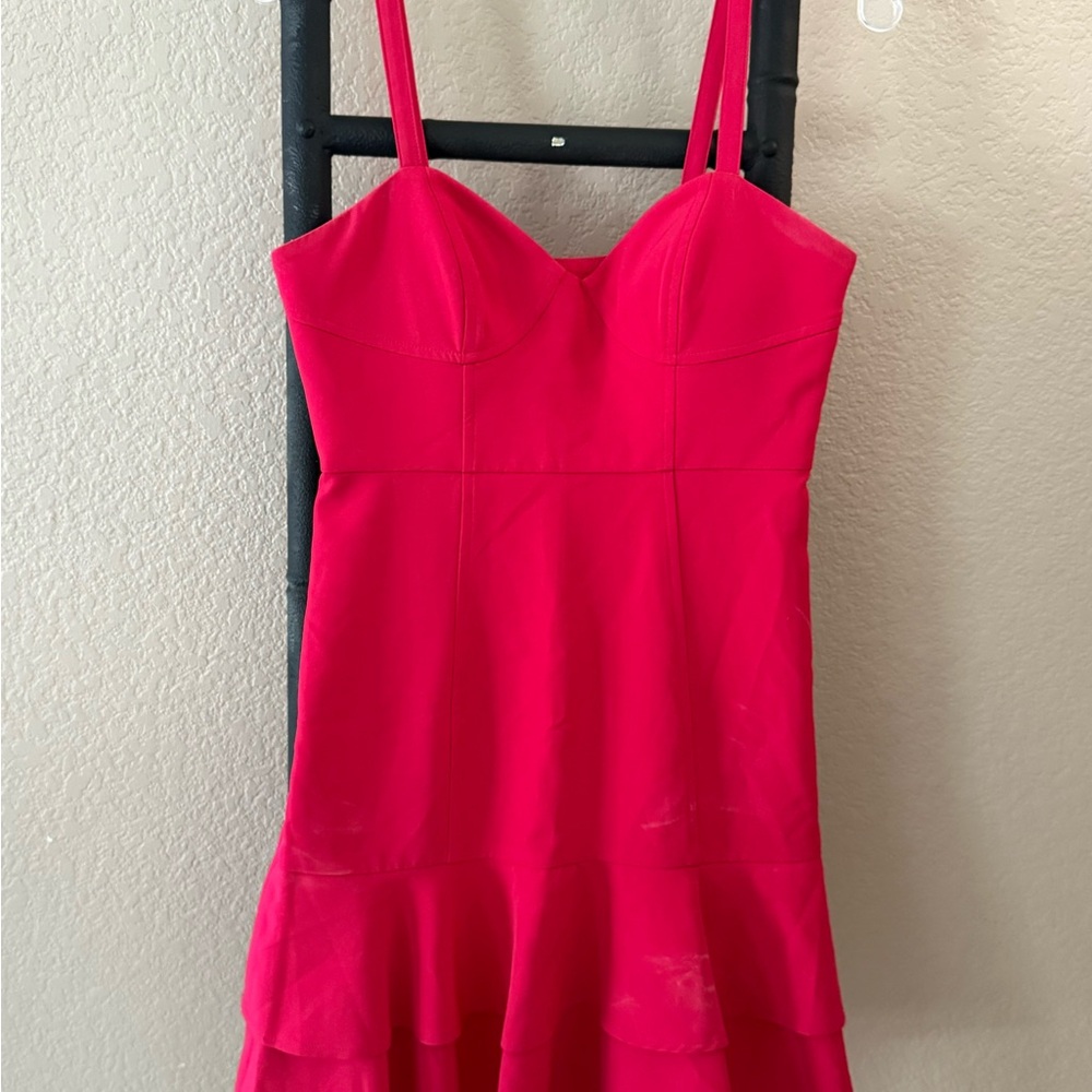 Bright Pink Sleeveless Dress